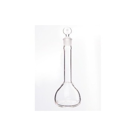 Synthware Volumetric Flask, Heavy Wall, 100mL, Class A, #16 glass stopper F816100N